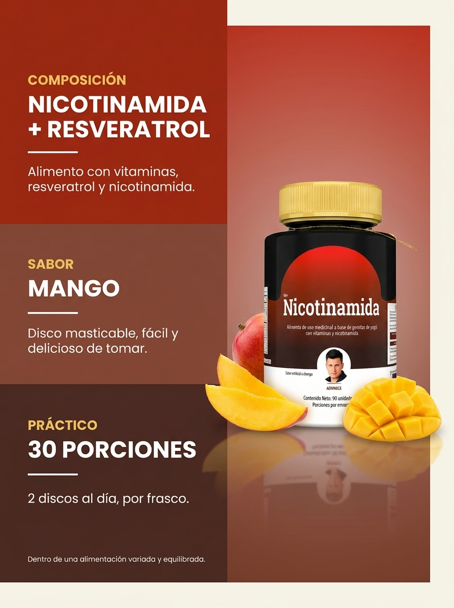 Nicotinamida NAD+ Energía Celular | AMBRA